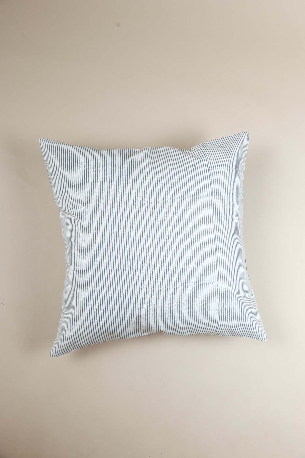 Ninéh Grey Bliss Block Print Pillow - Image 1 of 4