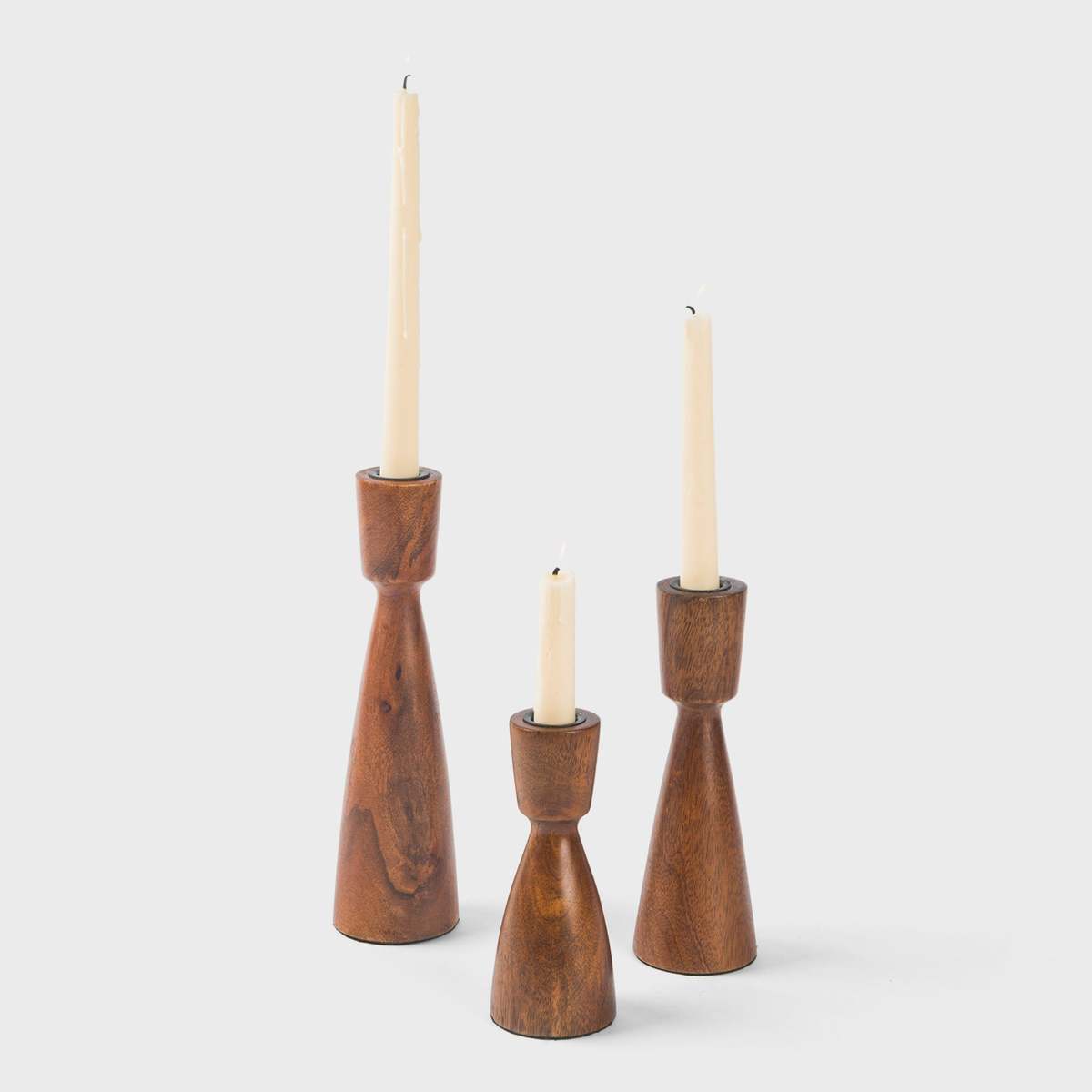 Mela Artisans Hearth Taper Candlesticks - Image 3 of 7
