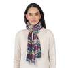 Vismaya Highland Check Scarf - Cream Wine - Thumbnail 4