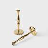 Mela Artisans Holiday Accents Brass 9'' Candlesticks Set - Thumbnail 1