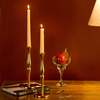 Mela Artisans Holiday Accents Brass 9'' Candlesticks Set - Thumbnail 2