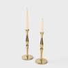 Mela Artisans Holiday Accents Brass 9'' Candlesticks Set - Thumbnail 6