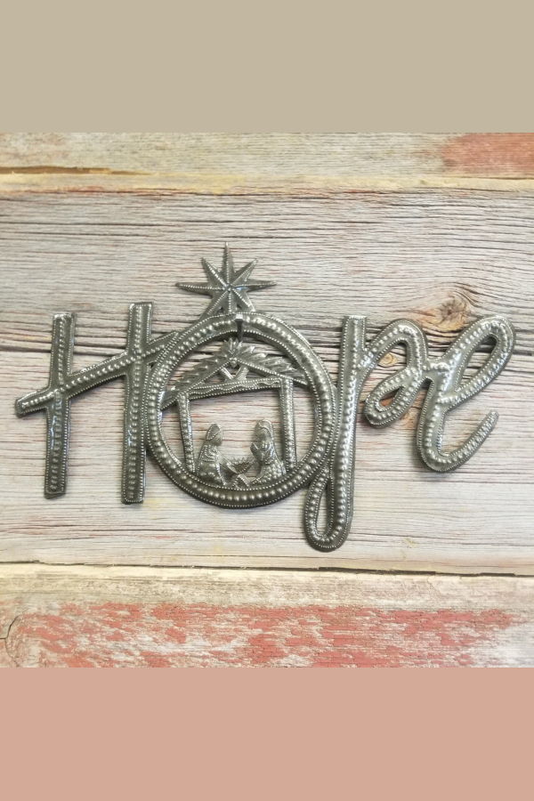 Vi Bella Hope Metal Wall Art