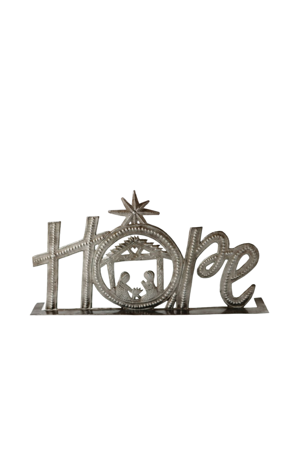 Vi Bella Hope Standing Metal Art