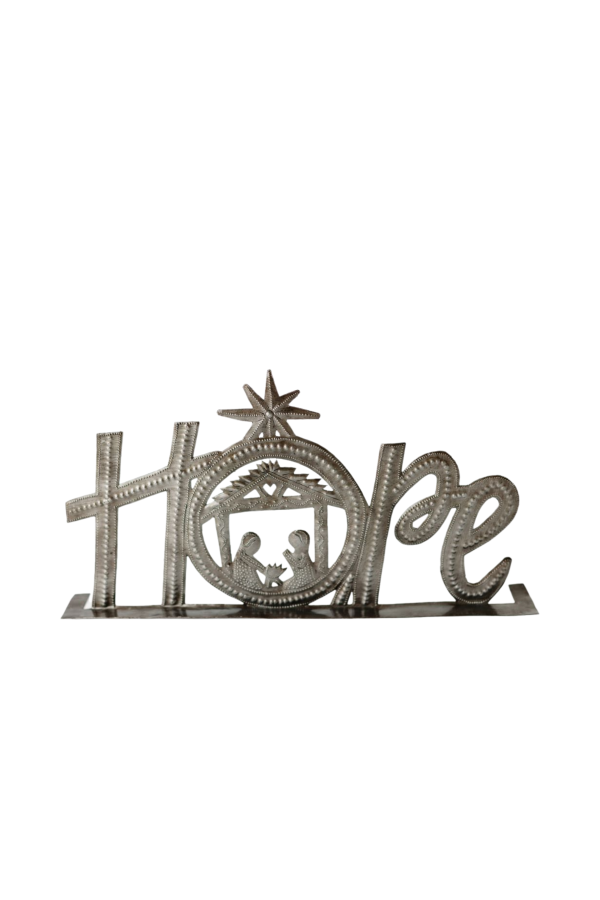 Vi Bella Hope Standing Metal Art