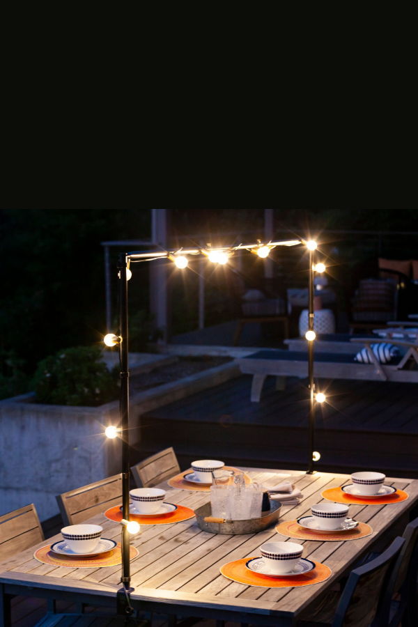 Allsop Home & Garden Indoor-Outdoor Table Frame for String Lights and Decor