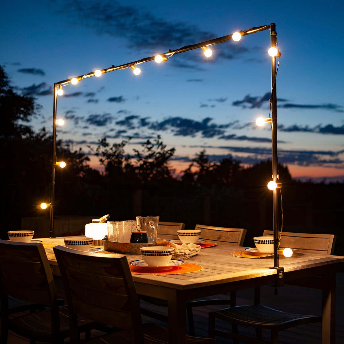 Allsop Home & Garden Indoor-Outdoor Table Frame for String Lights and Decor - Image 8 of 15