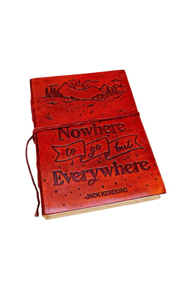 Soothi Jack Kerouac Quote Leather Journal