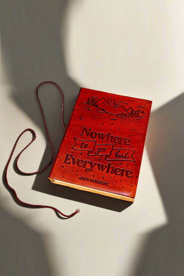 Soothi Jack Kerouac Quote Leather Journal