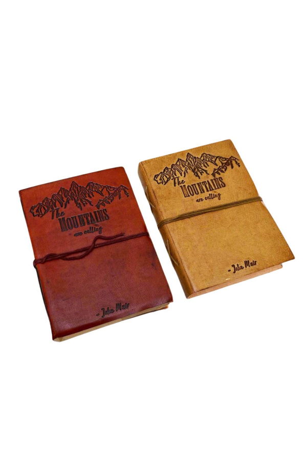 Soothi John Muir Quote Leather Journal