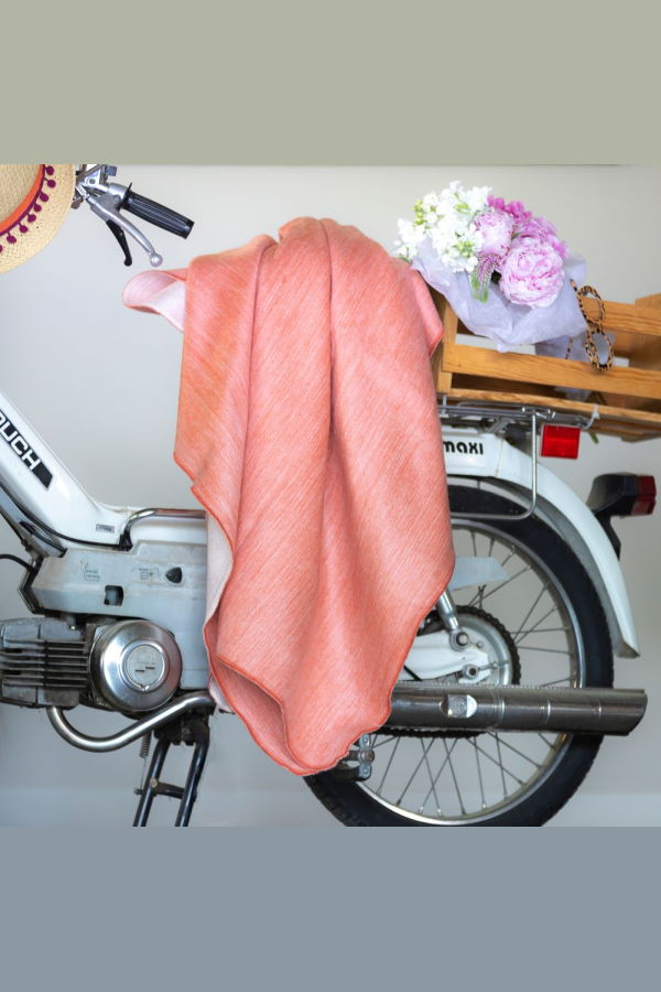 Purple Nest Design Kani Collection Reversible Throw Blanket