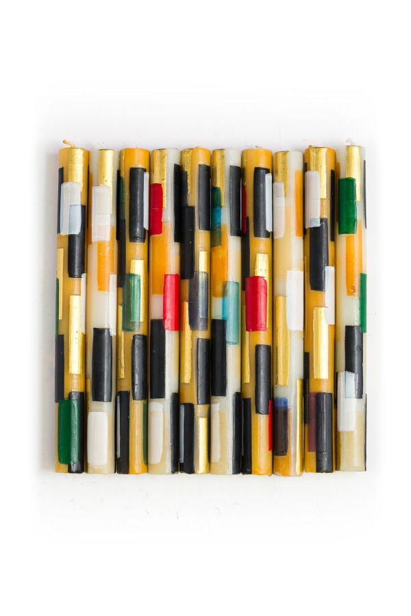 Thumbprint Artifacts Klimt Painted Candles