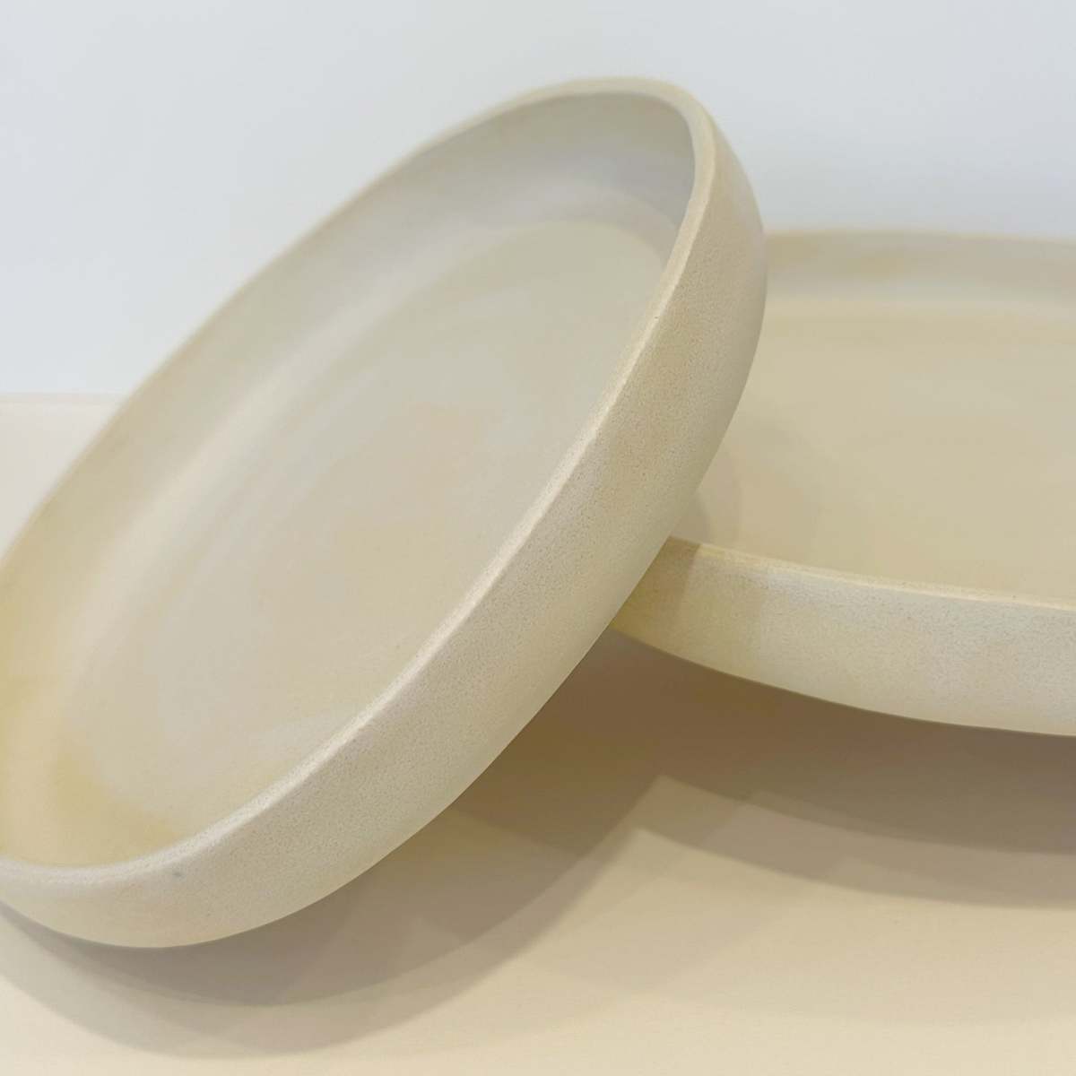 Mikkarbo Large Plate - White Cloud - Image 1 of 4