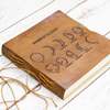 Soothi Moon Phases 7x7 Artists Embossed Leather Journal - Thumbnail 3