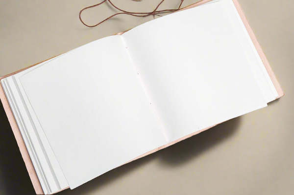 Soothi Moon Phases 7x7 Artists Embossed Leather Journal