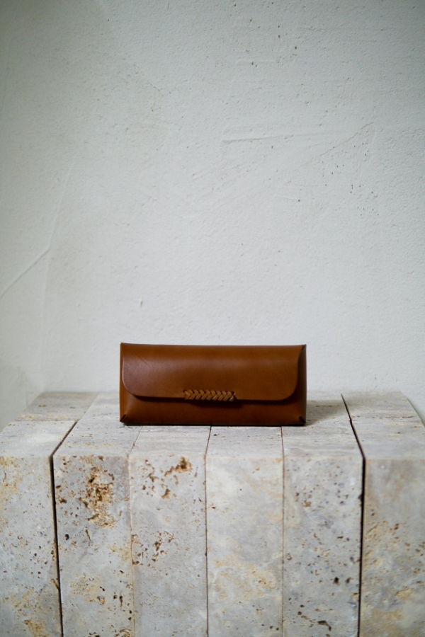 Kamaro'an Woven Glasses Case - Chestnut