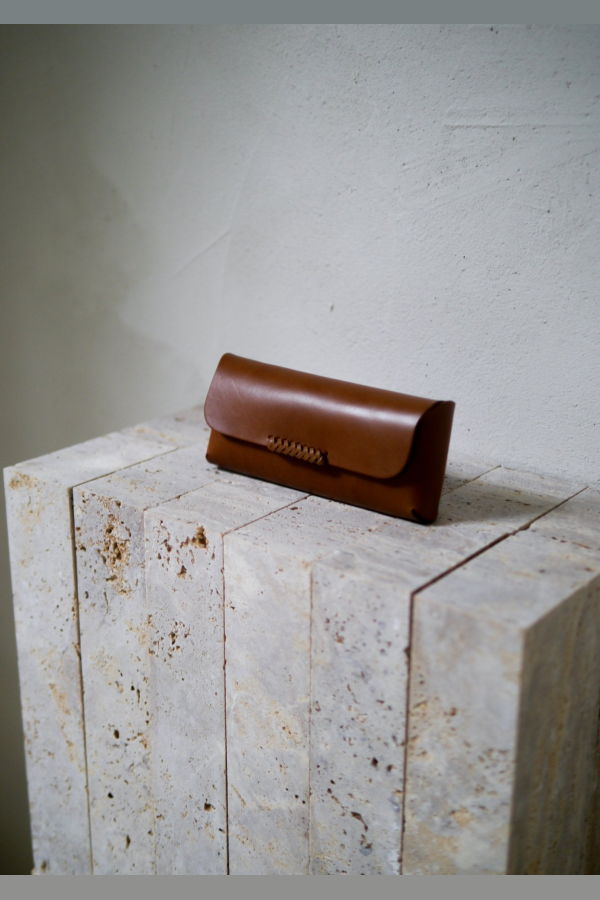 Kamaro'an Woven Glasses Case - Chestnut