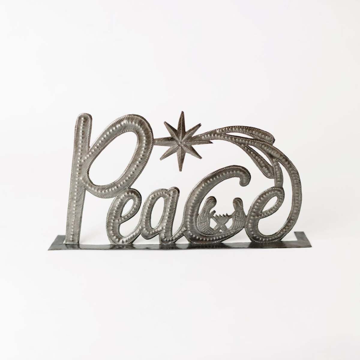 Vi Bella Peace Standing Metal Art - Image 4 of 4
