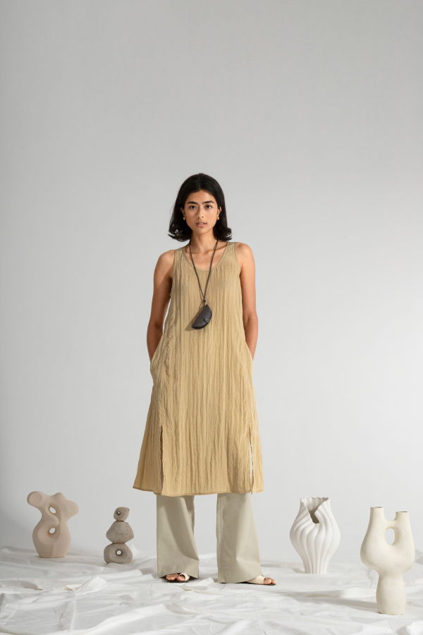 Future Classics Crinkle Slit Dress