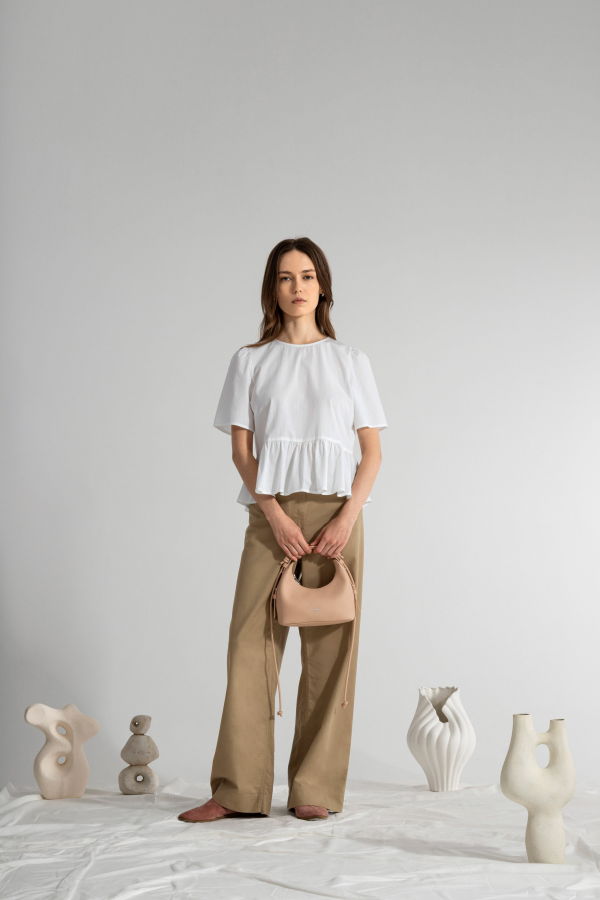 Future Classics Puff Sleeves Gathered Blouse