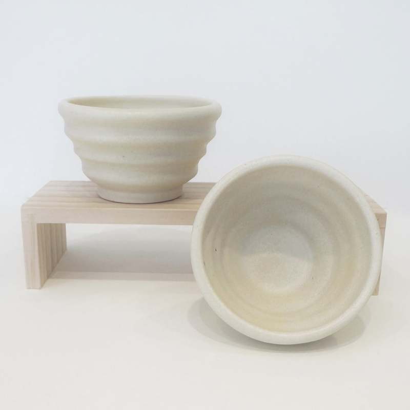 Mikkarbo S/2 White Cloud Cup / Bowl Set