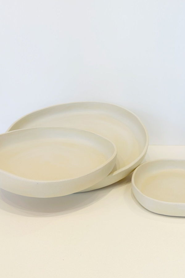 Mikkarbo S/2 Plates - White Cloud Plate Set