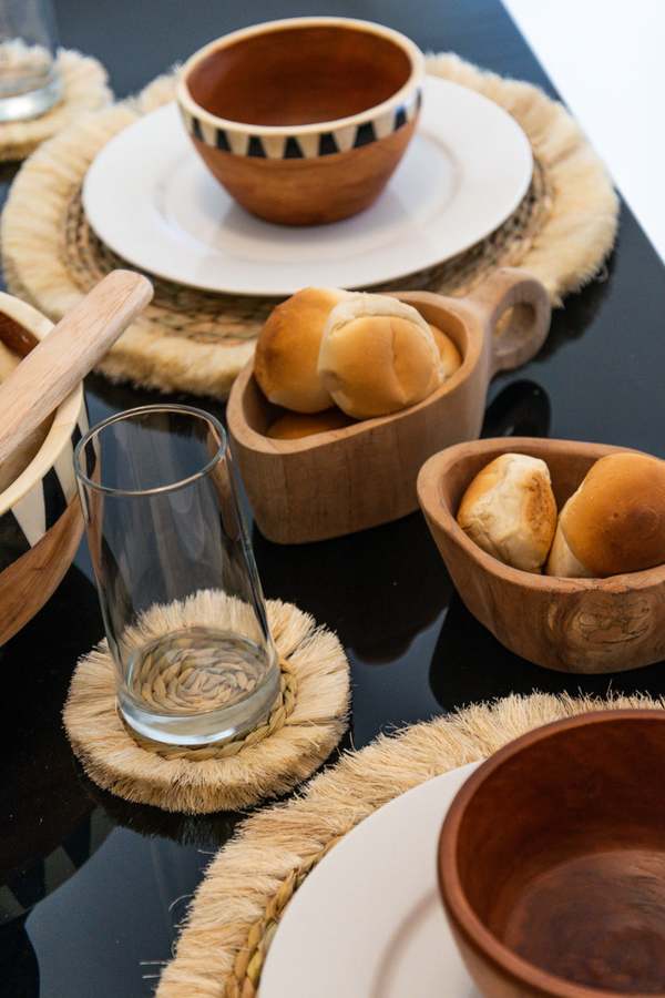 Vi Bella S/4 Fringe Coasters