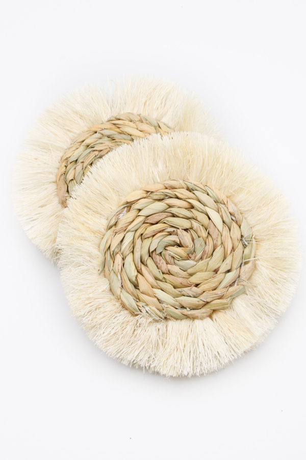 Vi Bella S/4 Fringe Coasters