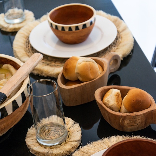 Vi Bella S/4 Fringe Placemats