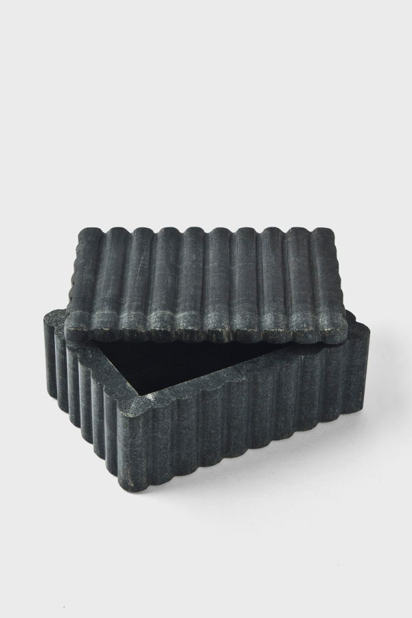 Mela Artisans Sculpted Marble Box