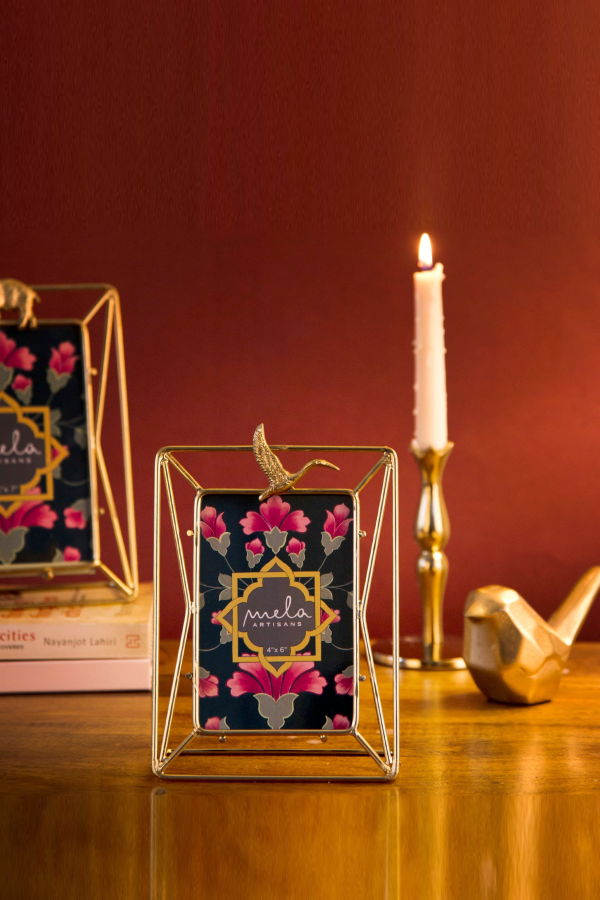 Mela Artisans Serenity Crane Frame 4x6 Photo Frame