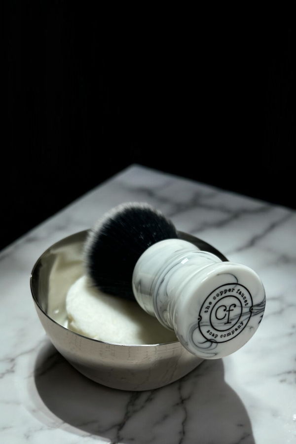 The Copper Faucet Soap Company Shave Soap Brush