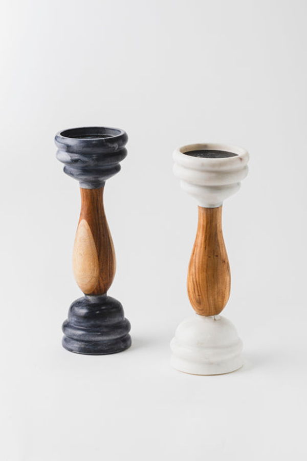 Mela Artisans Signature Pillar Candleholders
