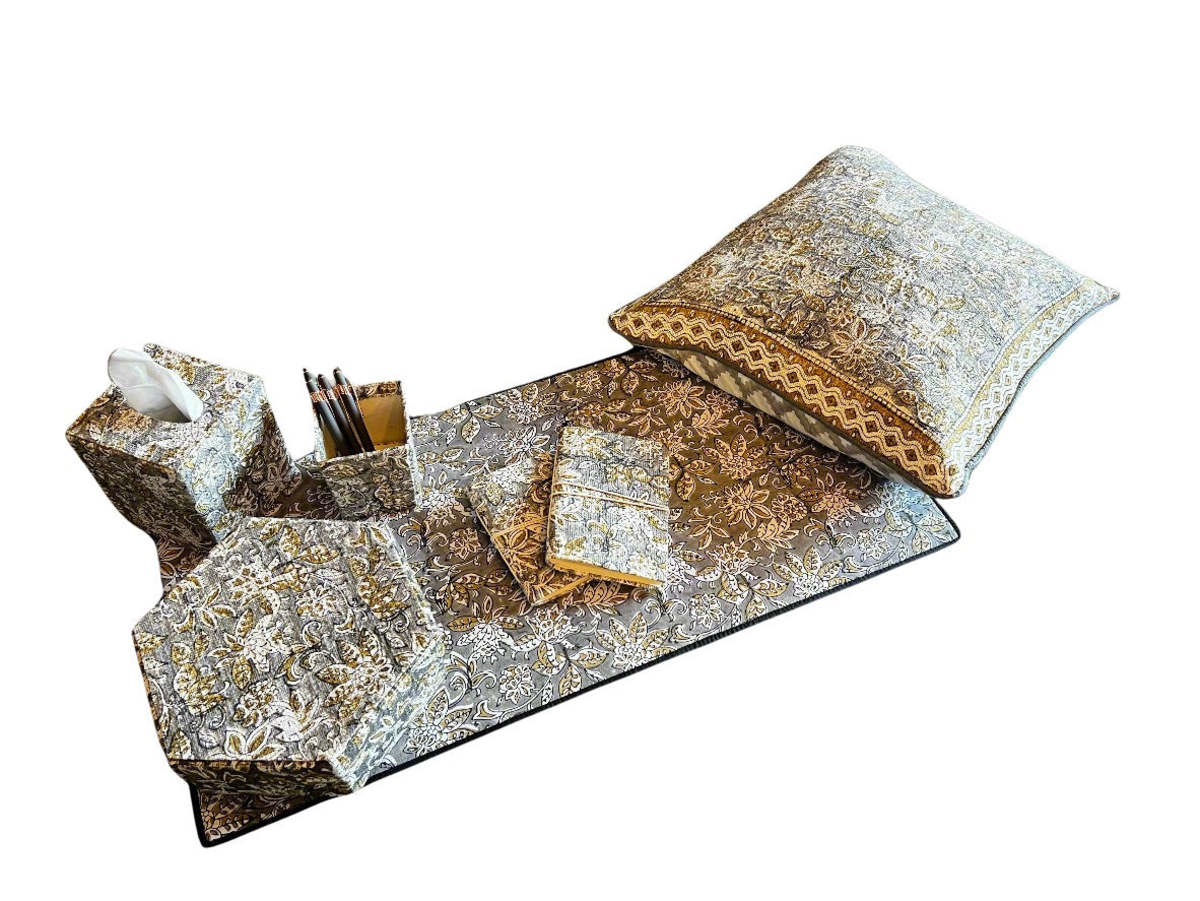 Soothi Silver Willow Office-In-A-Box Decor Set - Silver - Image 1 of 9