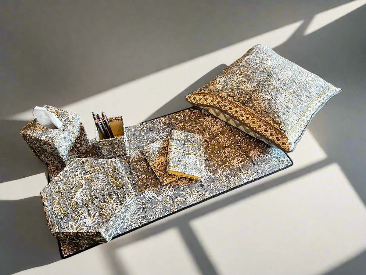 Soothi Silver Willow Office-In-A-Box Decor Set - Silver - Image 7 of 9