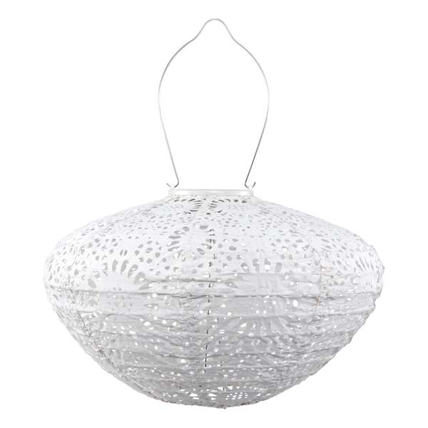 Allsop Home & Garden Soji Stella Crown Chantilly Lace Solar Lantern