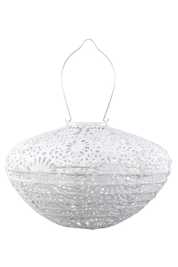 Allsop Home & Garden Soji Stella Crown Chantilly Lace Solar Lantern
