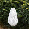 Allsop Home & Garden Soji Stella Teardrop Blossom 14" Solar Lantern - Thumbnail 6