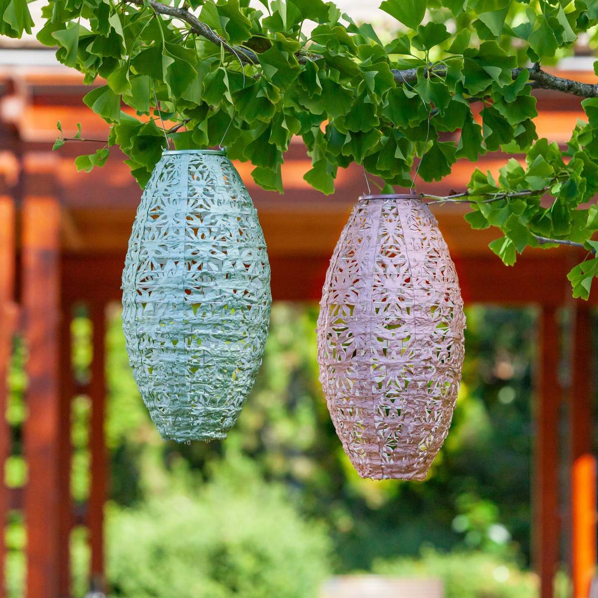 Allsop Home & Garden Soji Stella Wildflower Pod Lantern - Image 11 of 12