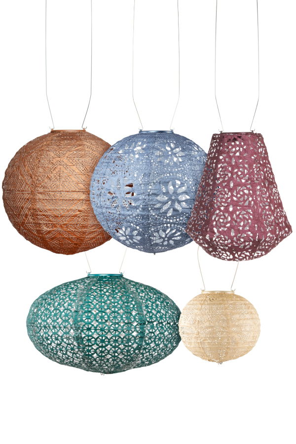 Allsop Home & Garden Soji Stella Multi-Shape Solar Lantern 5-Pack