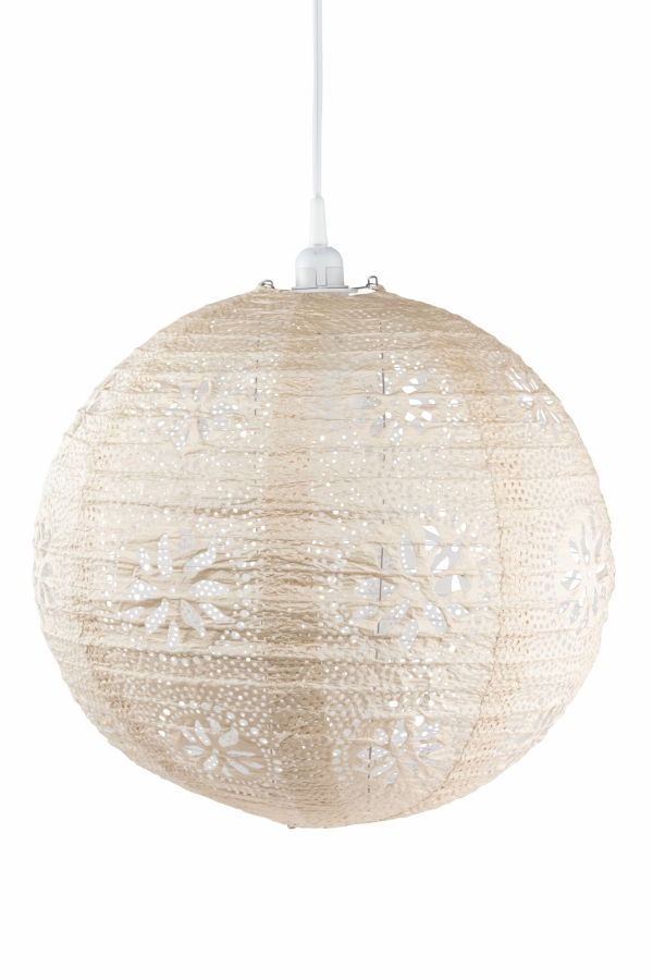 Allsop Home & Garden Soji Stella Nova Indoor / Outdoor Pendant Lamp - Pearl