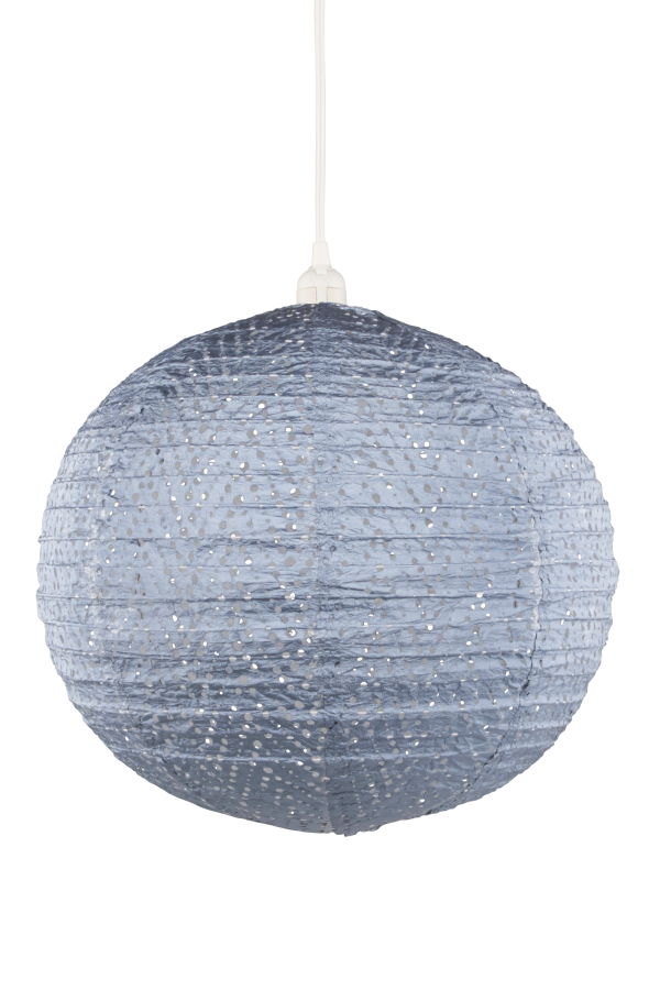 Allsop Home & Garden Soji Stella Nova Chevron Pendant Lamp - Metallic Blue