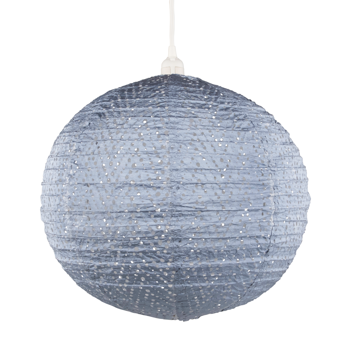 Allsop Home & Garden Soji Stella Nova Chevron Pendant Lamp - Metallic Blue - Image 1 of 5
