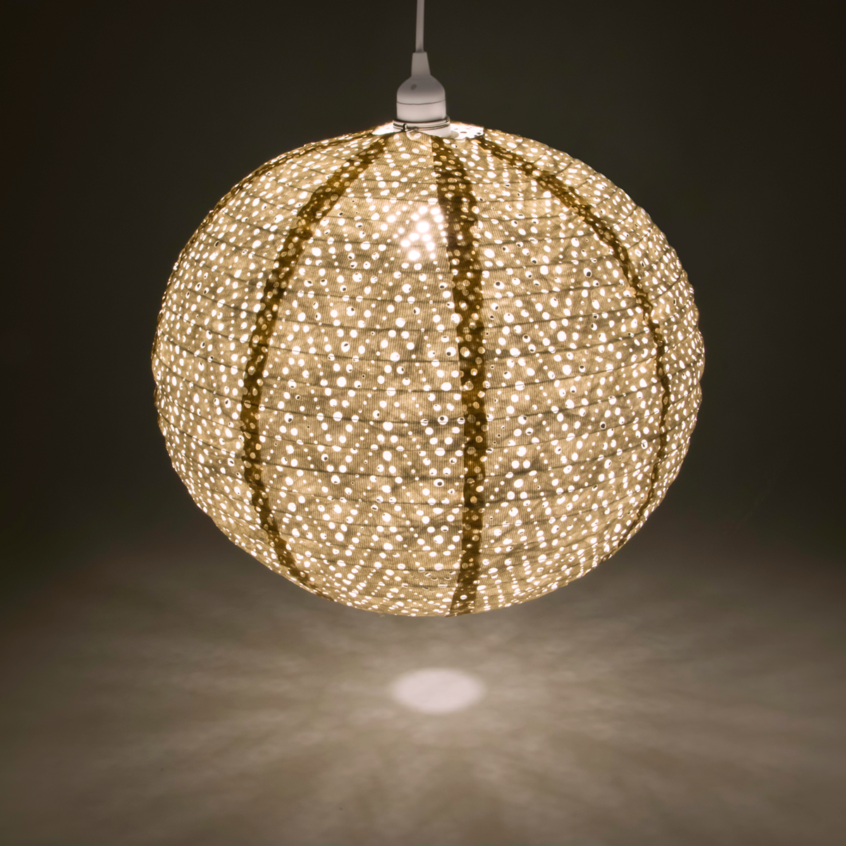 Allsop Home & Garden Soji Stella Nova Chevron Pearl Pendant Lamp - Pearl - Image 3 of 5