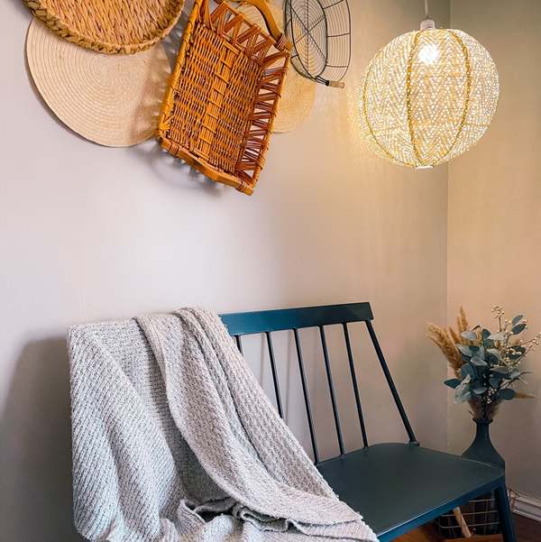 Allsop Home & Garden Soji Stella Nova Chevron Pearl Pendant Lamp - Pearl