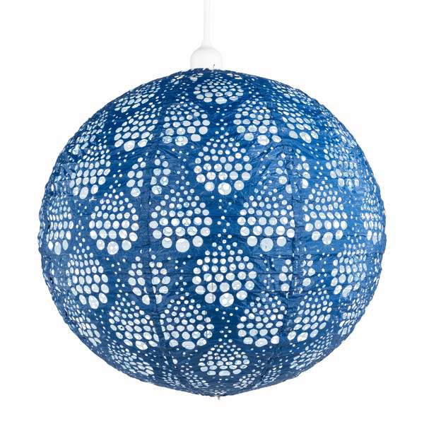 Allsop Home & Garden Soji Stella Nova Dewdrop Pendant Lamp - Marine