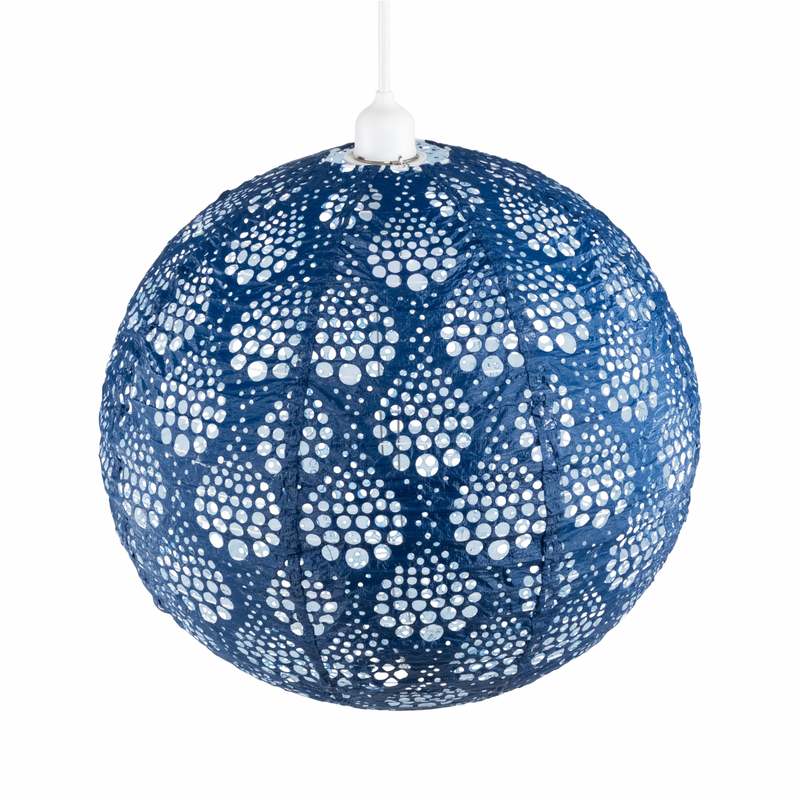 Allsop Home & Garden Soji Stella Nova Dewdrop Pendant Lamp - Marine