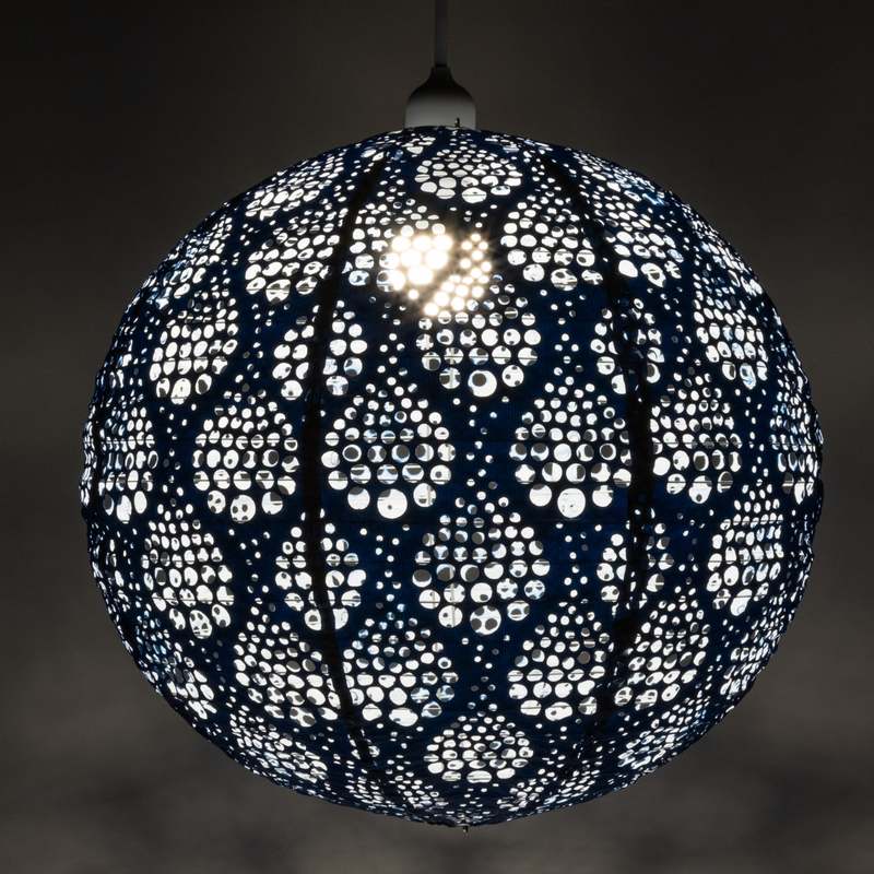 Allsop Home & Garden Soji Stella Nova Dewdrop Pendant Lamp - Marine