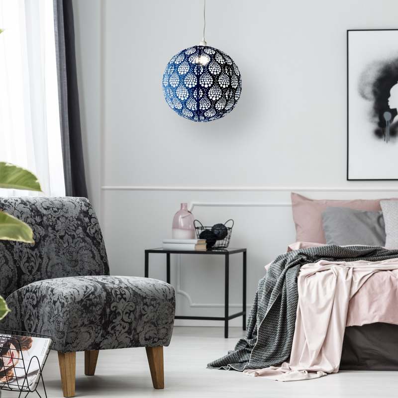 Allsop Home & Garden Soji Stella Nova Dewdrop Pendant Lamp - Marine