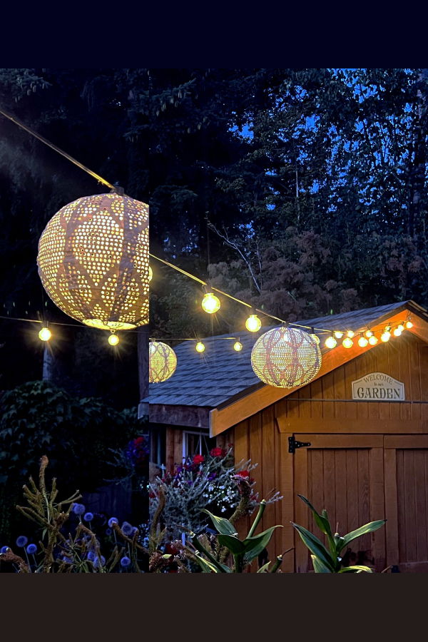 Allsop Home & Garden 5 Pack 8" Globes String Light Shades